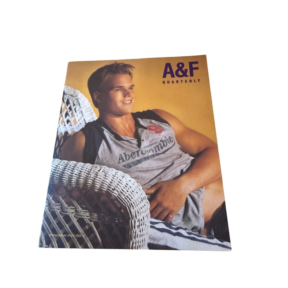 Abercrombie & Fitch Quarterly Issue 23 Spring Break 2003 Vintage Magazine Sleeve